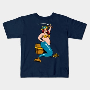 Pirate Mermaid Kids T-Shirt